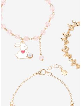 Bunny Sakura Bow Bracelet Set, , hi-res