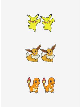 Pokemon Trio Stud Earring Set, , hi-res