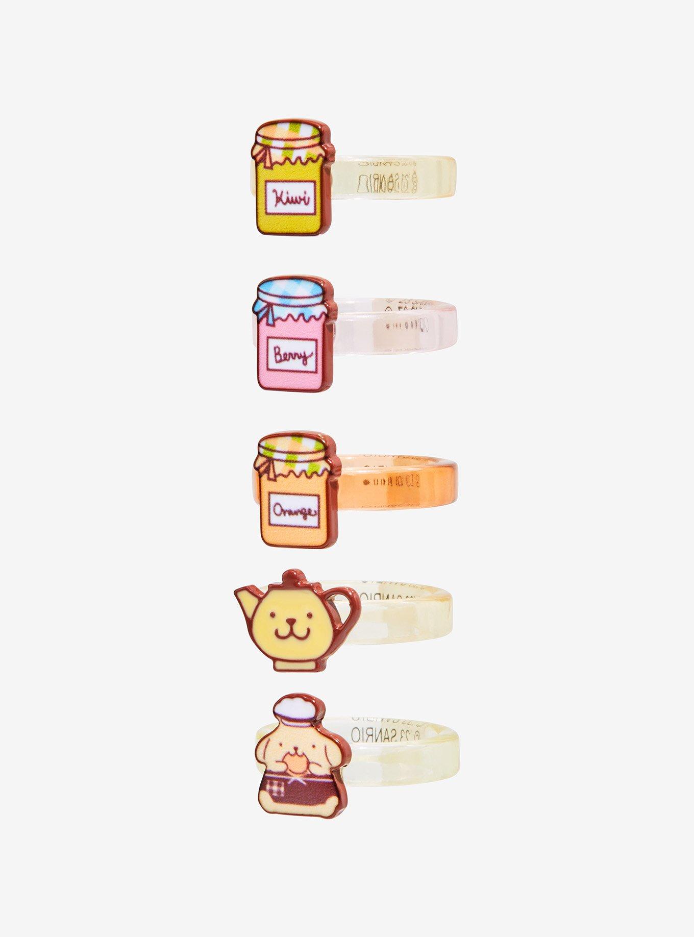 Pompompurin Bakery Acrylic Ring Set, , alternate