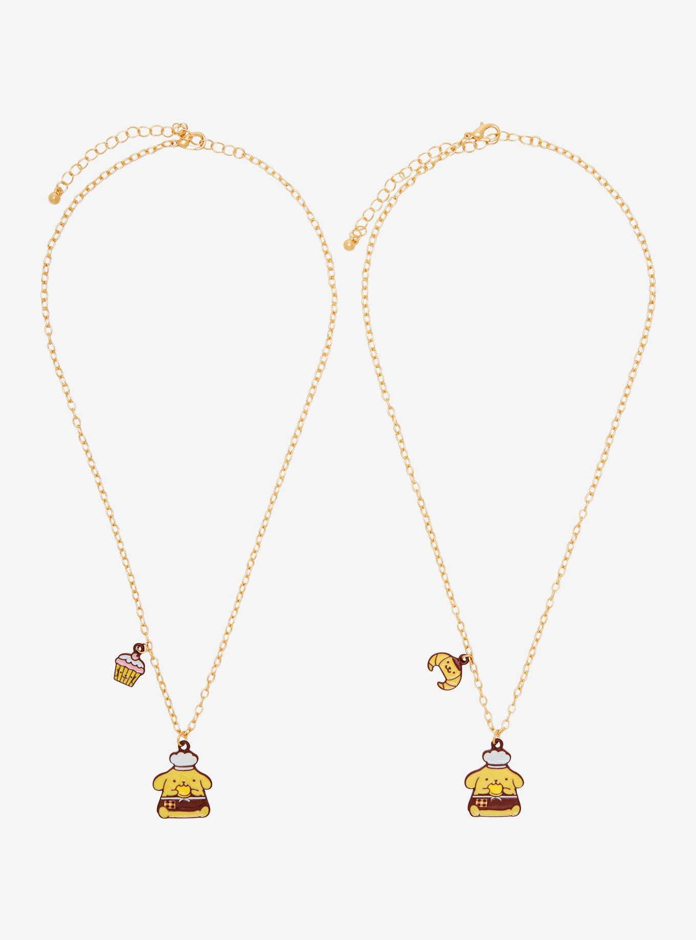 Pompompurin Bakery Treats Bestie Necklace Set, , alternate