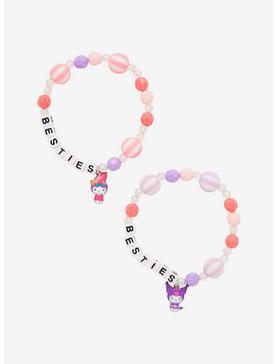 My Melody & Kuromi Pool Party Best Friend Bracelet Set, , hi-res