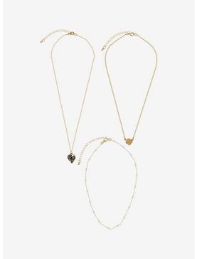 Sweet Society Rose Heart Necklace Set, , hi-res