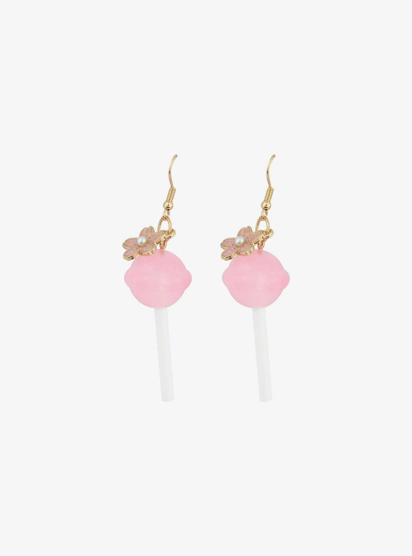 Sweet Society Sakura Lollipop Earrings, , alternate