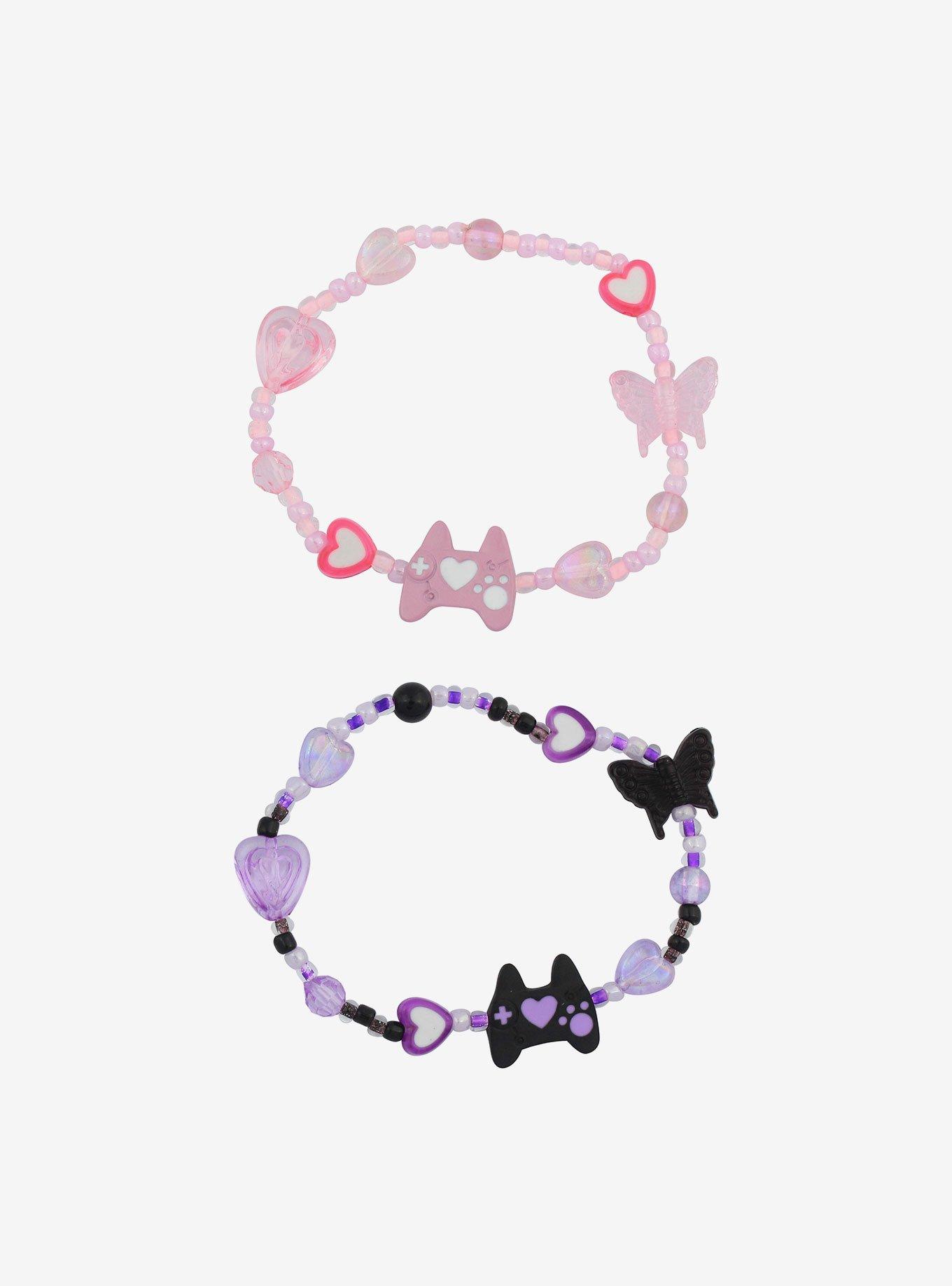 Sweet Society Gamer Best Friend Beaded Bracelet Set, , hi-res