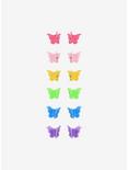 Sweet Society Rainbow Butterfly Hair Clip Set, , alternate