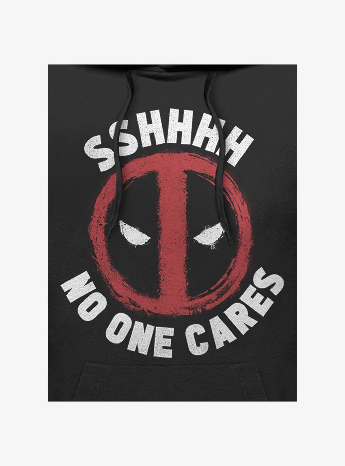 Marvel Deadpool No One Cares Hoodie, , hi-res