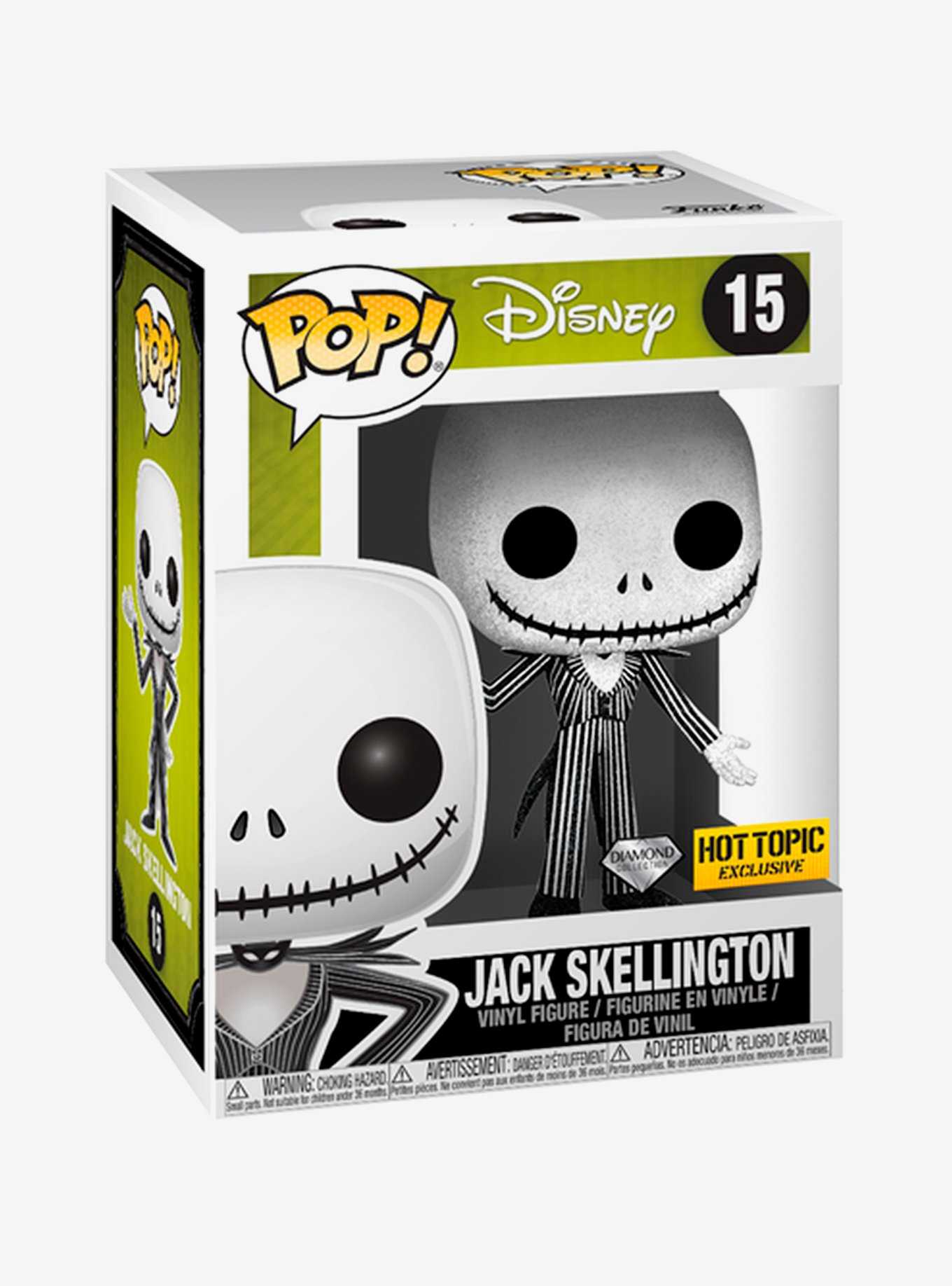 Funko The Nightmare Before Christmas Diamond Collection Pop! Jack Skellington Vinyl Figure Hot Topic Exclusive, , hi-res