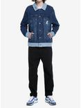 Our Universe Disney Mickey Mouse Patch Denim Jacket Our Universe Exclusive, BLUE, alternate