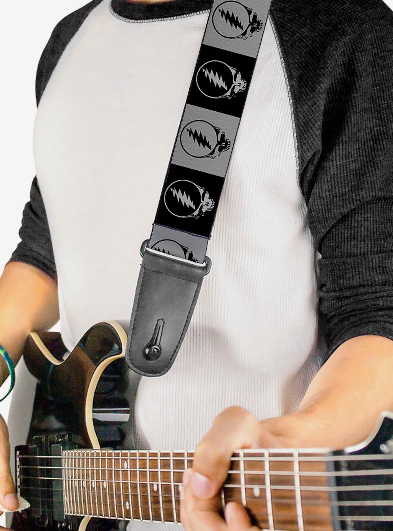 Grateful Dead Steal Your Face Blocks Guitar Strap, , hi-res