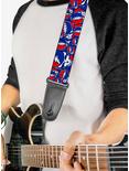 Grateful Dead Steal Your Face Stacked Guitar Strap, , alternate