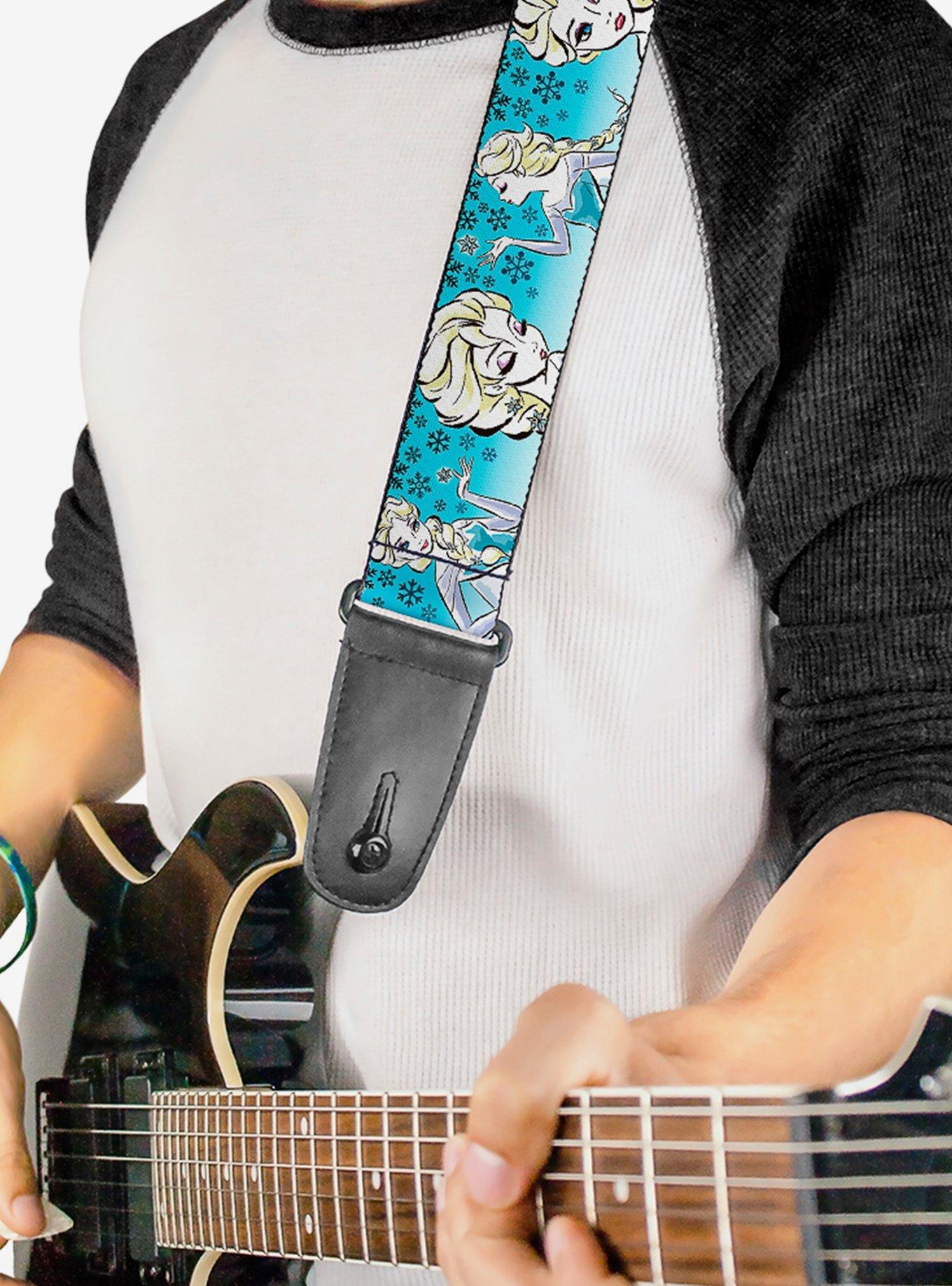 Disney Frozen Anna Snowflakes Art Collection Guitar Strap, , hi-res