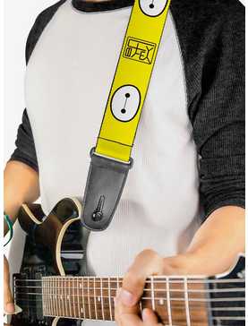 Disney Pixar Big Hero 6 Baymax Hanko Face Guitar Strap, , hi-res