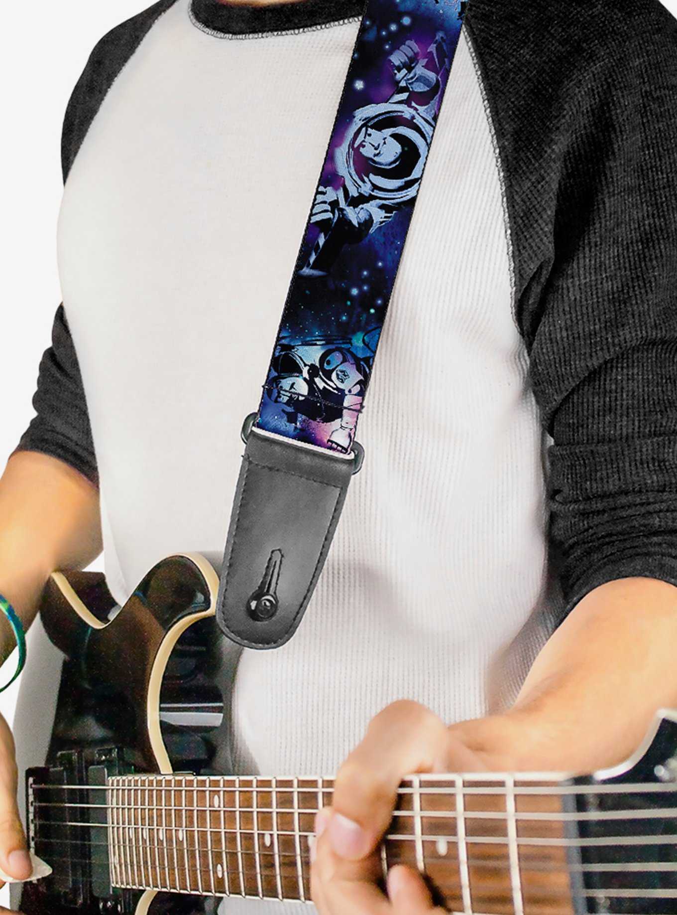 Disney Pixar Buzz Lightyear Poses Galaxy Blues Guitar Strap, , hi-res