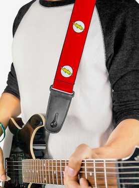 DC Comics The Flash Logo Guitar Strap, , hi-res