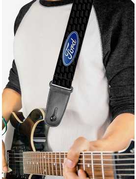 Ford Oval Repeat Text Guitar Strap, , hi-res