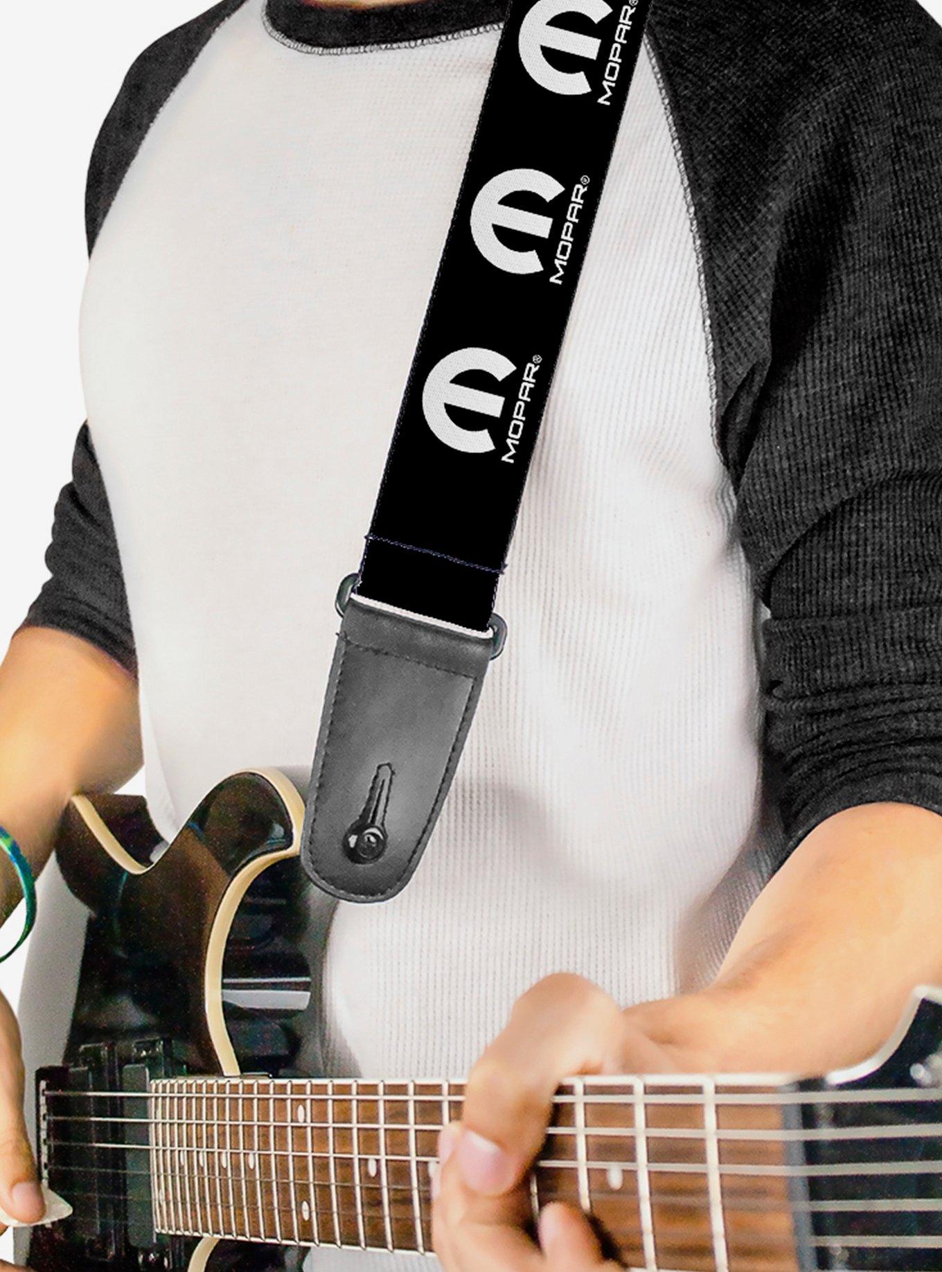 Mopar Logo Repeat Guitar Strap, , hi-res