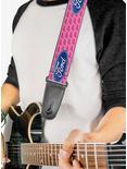 Ford Oval Text Pink Repeat Guitar Strap, , alternate
