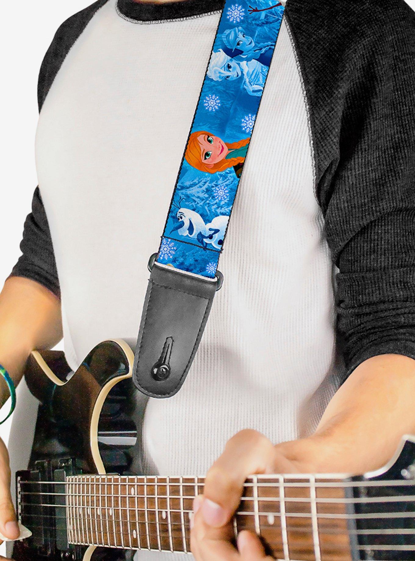 Disney Frozen Character Poses Guitar Strap, , hi-res