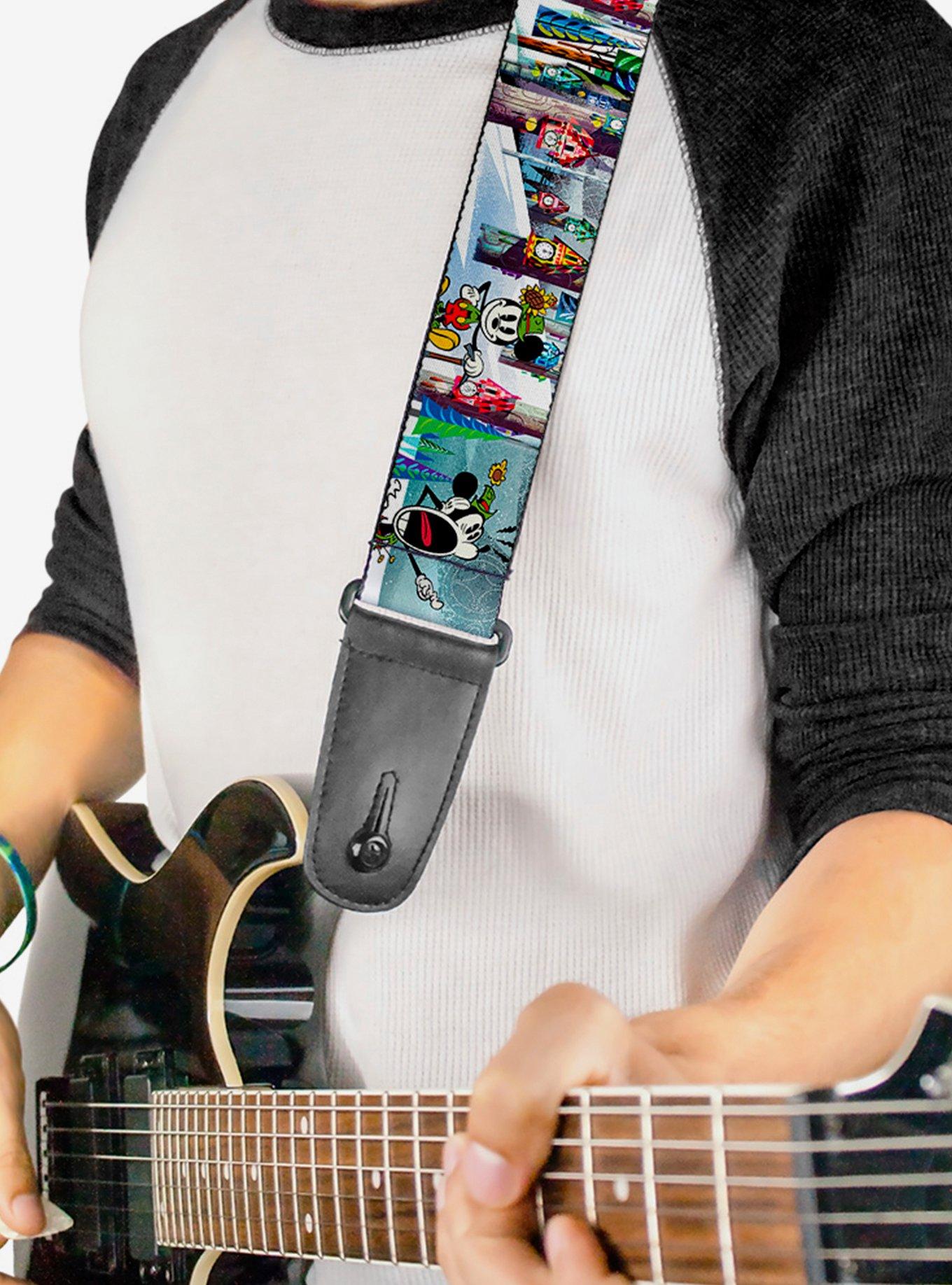 Disney Mickey Mouse & Minnie Yodelberg Scenes Guitar Strap, , hi-res