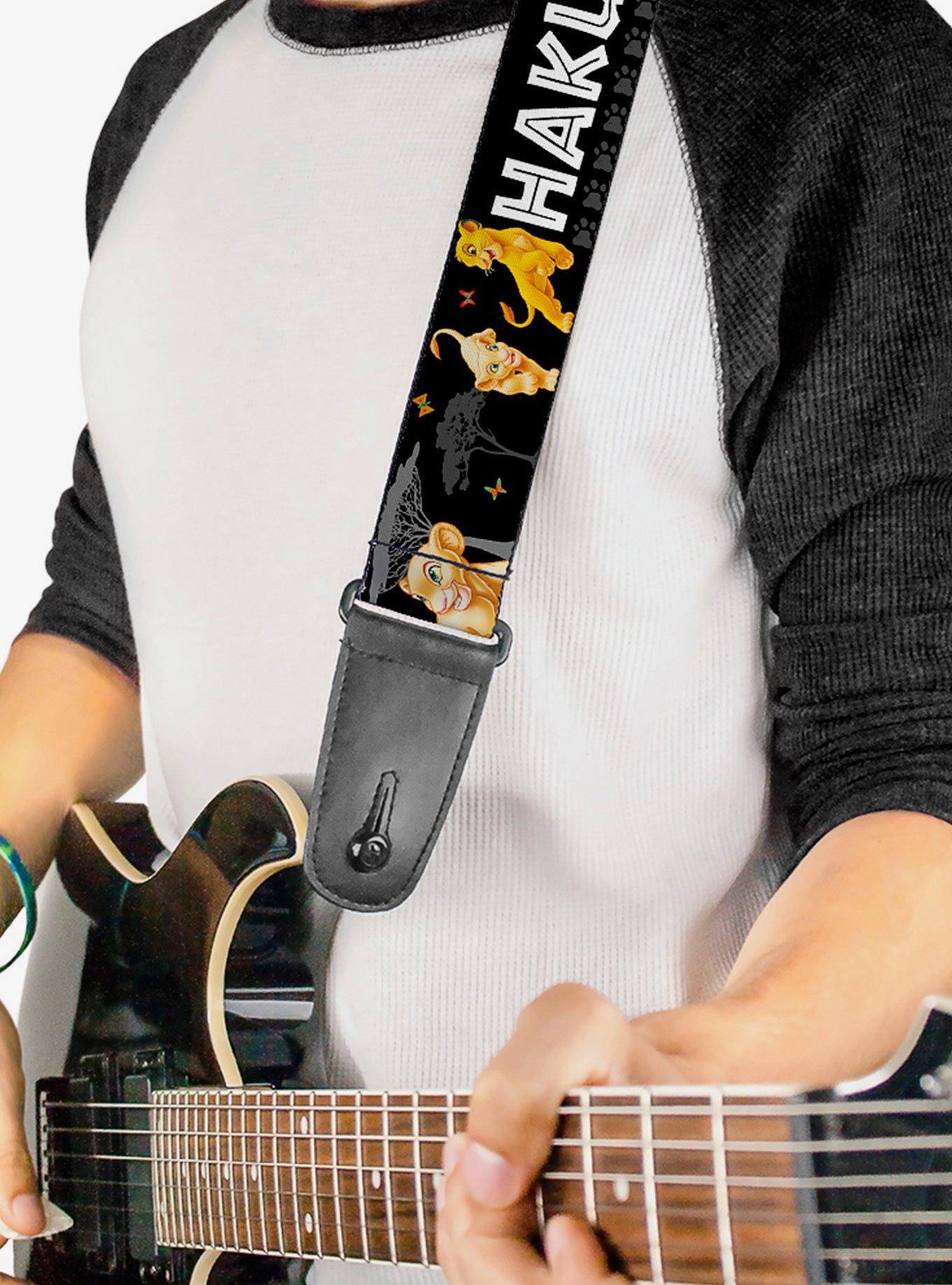 Disney The Lion King Simba Nala Hakuna Matata Guitar Strap, , hi-res