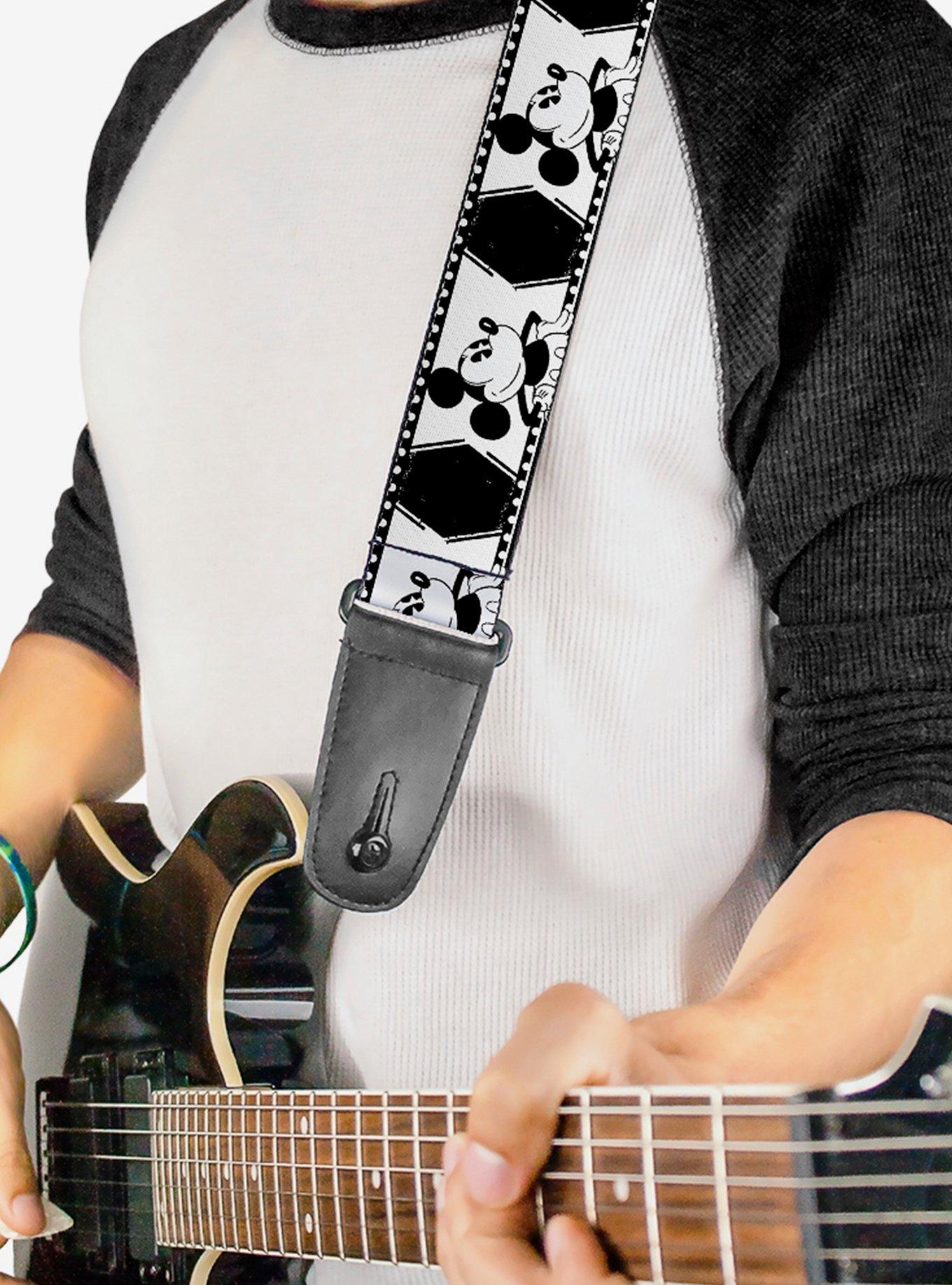 Disney Mickey Mouse Standing Pose Film Strip Guitar Strap, , hi-res