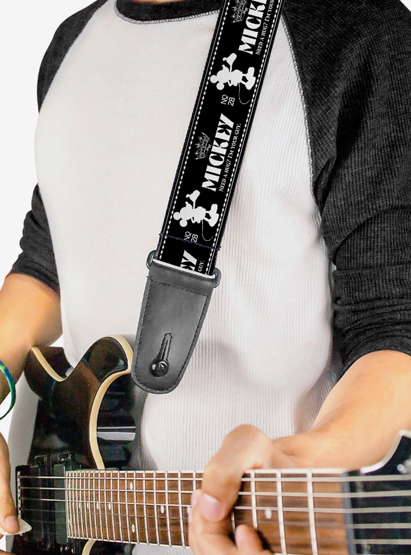 Disney Mickey Mouse Need A Hug I'm Your Guy Guitar Strap