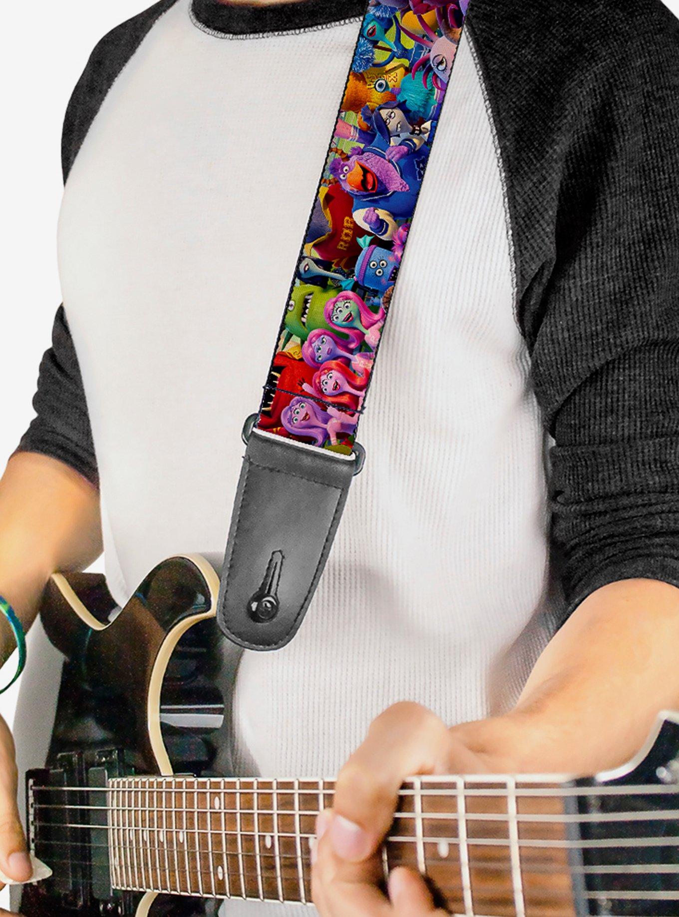 Disney Pixar Monsters University Monsters Stacked Guitar Strap, , hi-res