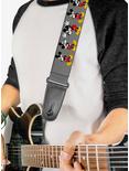 Disney Mickey Mouse Glasses Poses Guitar Strap, , alternate