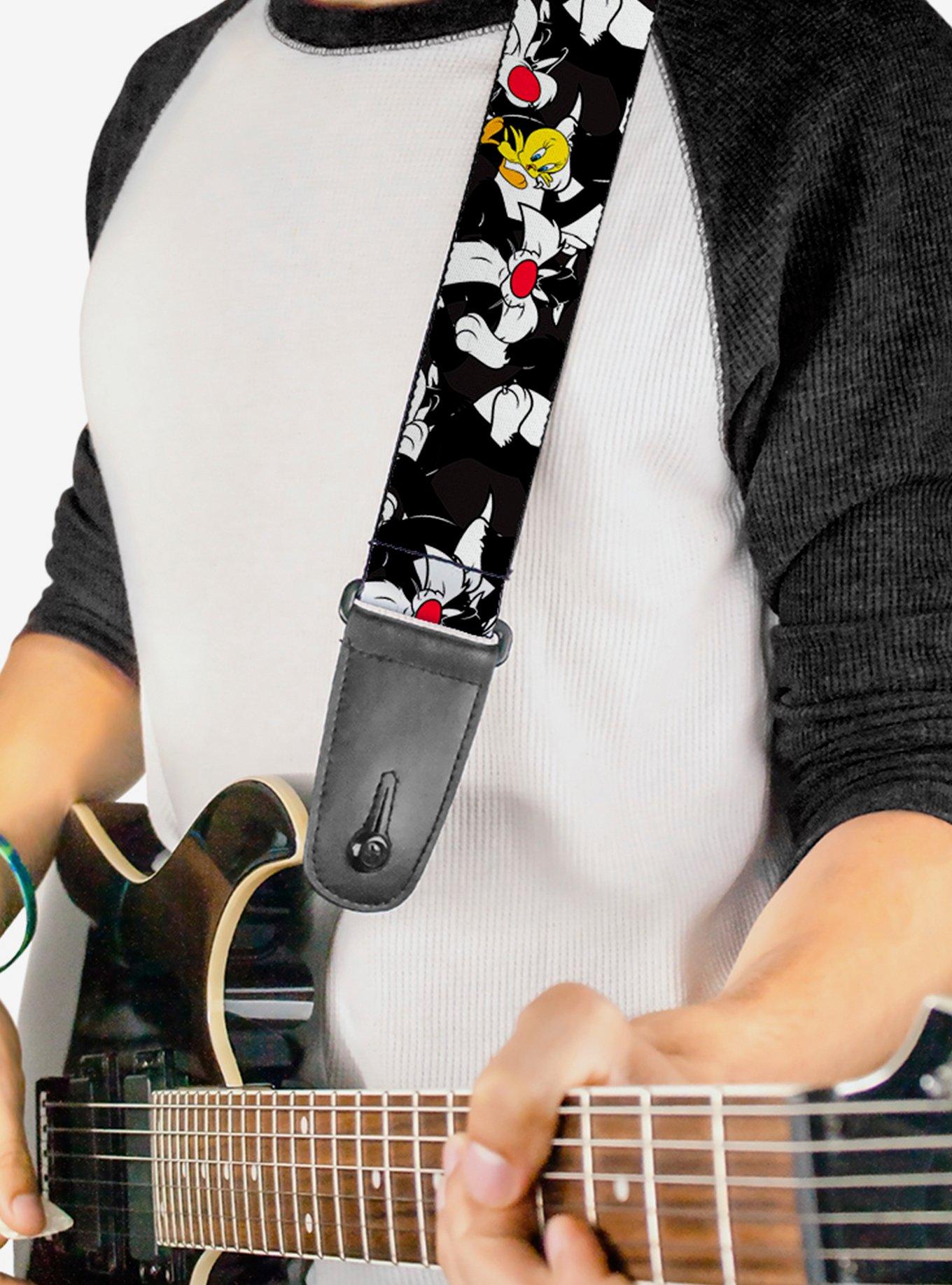 Looney Tunes Sylvester and Tweety Poses Guitar Strap, , hi-res