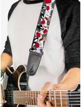 Looney Tunes Sylvester The Cat Expressions Gray Guitar Strap, , alternate