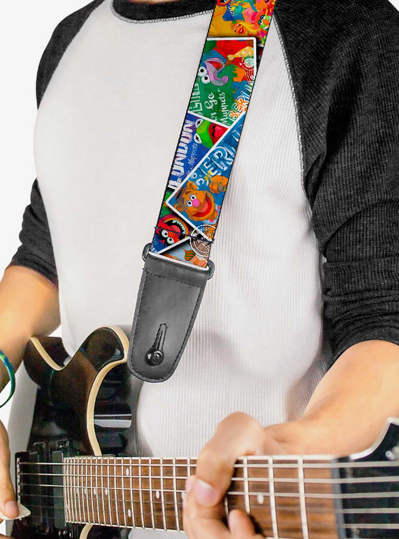 Muppets Postage Stamps Stacked Guitar Strap, , hi-res