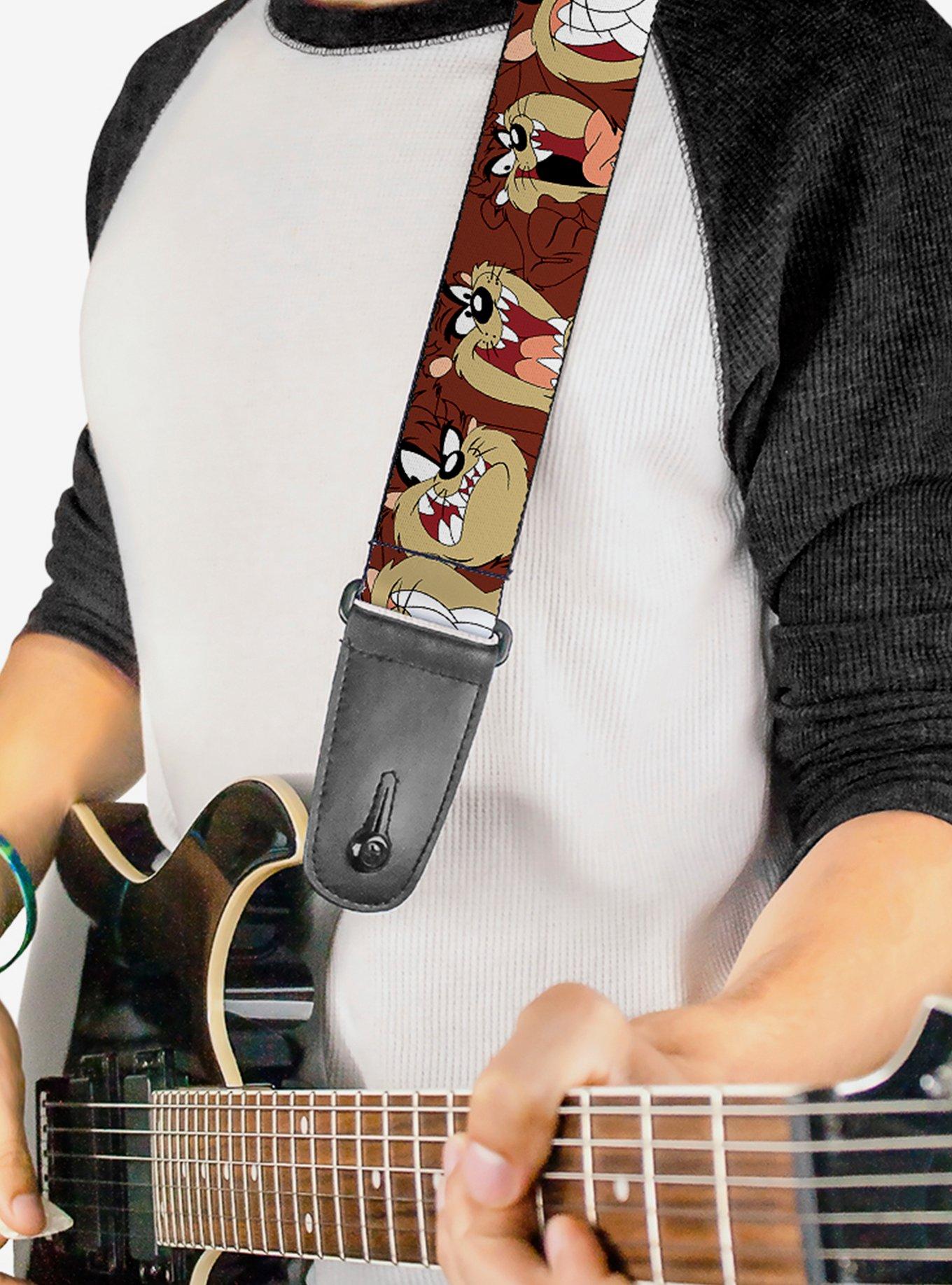 Looney Tunes Tasmanian Devil Expressions Guitar Strap, , hi-res