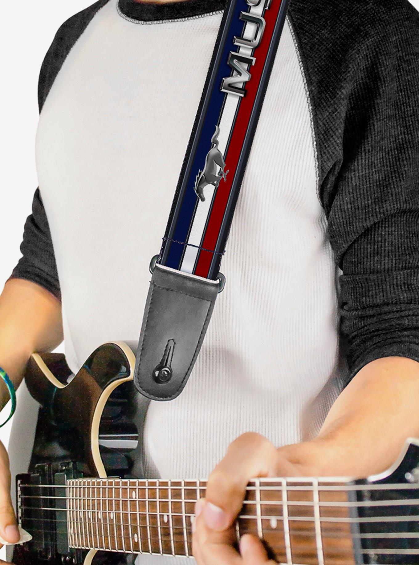 Mustang Bar Stripe Guitar Strap, , hi-res