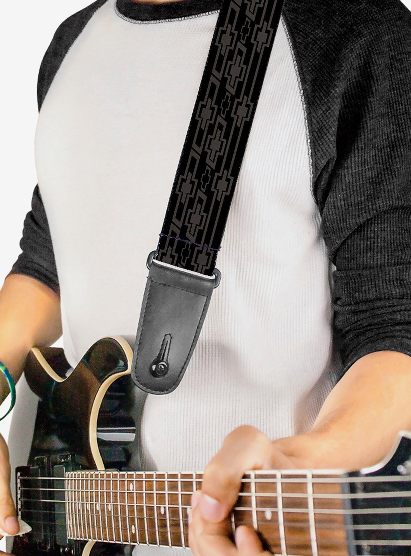 Retro Chevy Bowtie Monogram Guitar Strap