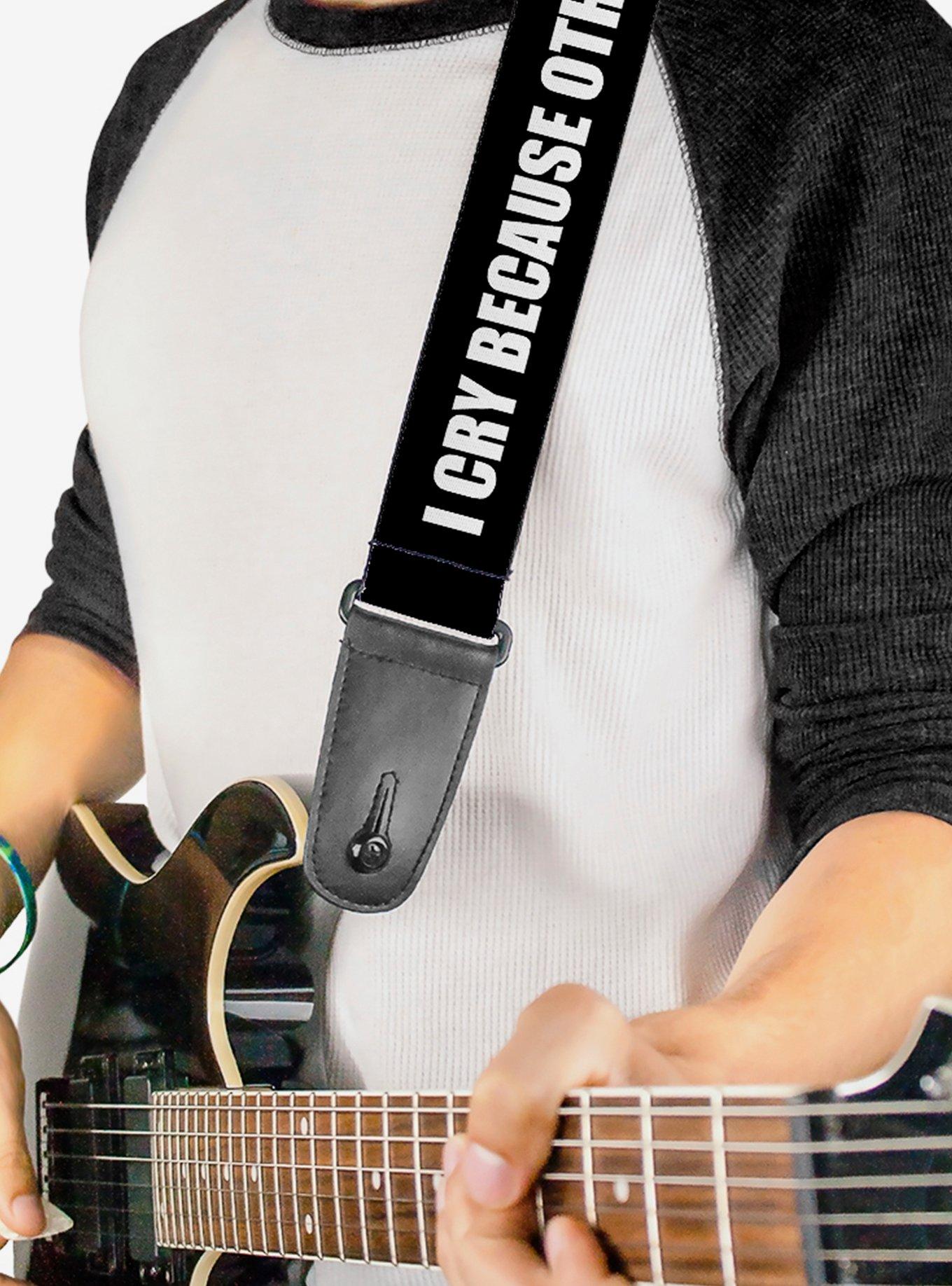 The Big Bang Theory Sheldon I Cry Because Others Are Stupid Guitar Strap, , hi-res