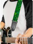 Disney Mickey Mouse St. Patrick's Day Collage Green Guitar Strap, , alternate