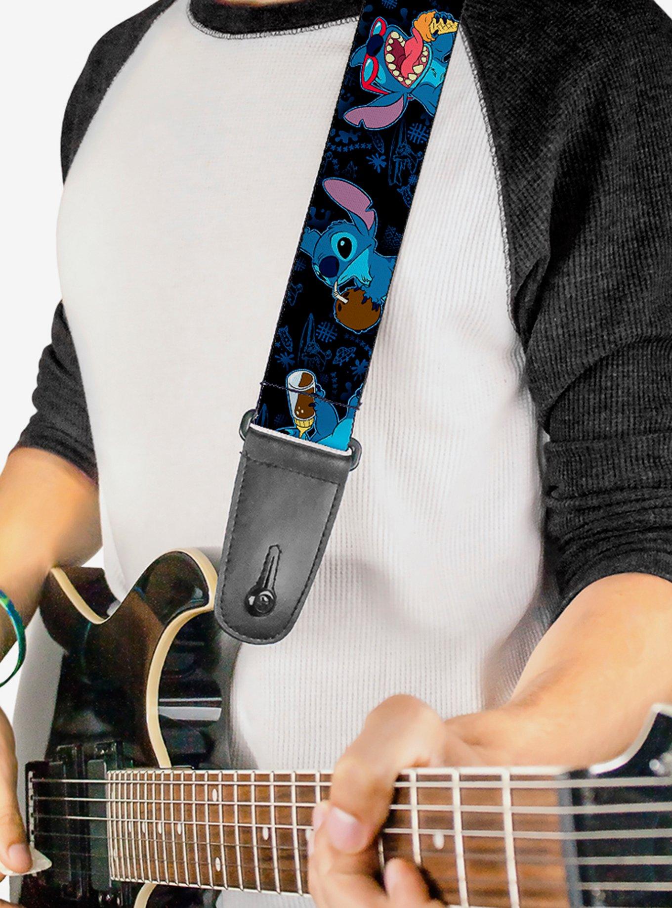 Disney Lilo & Stitch Snacking Poses Guitar Strap, , hi-res