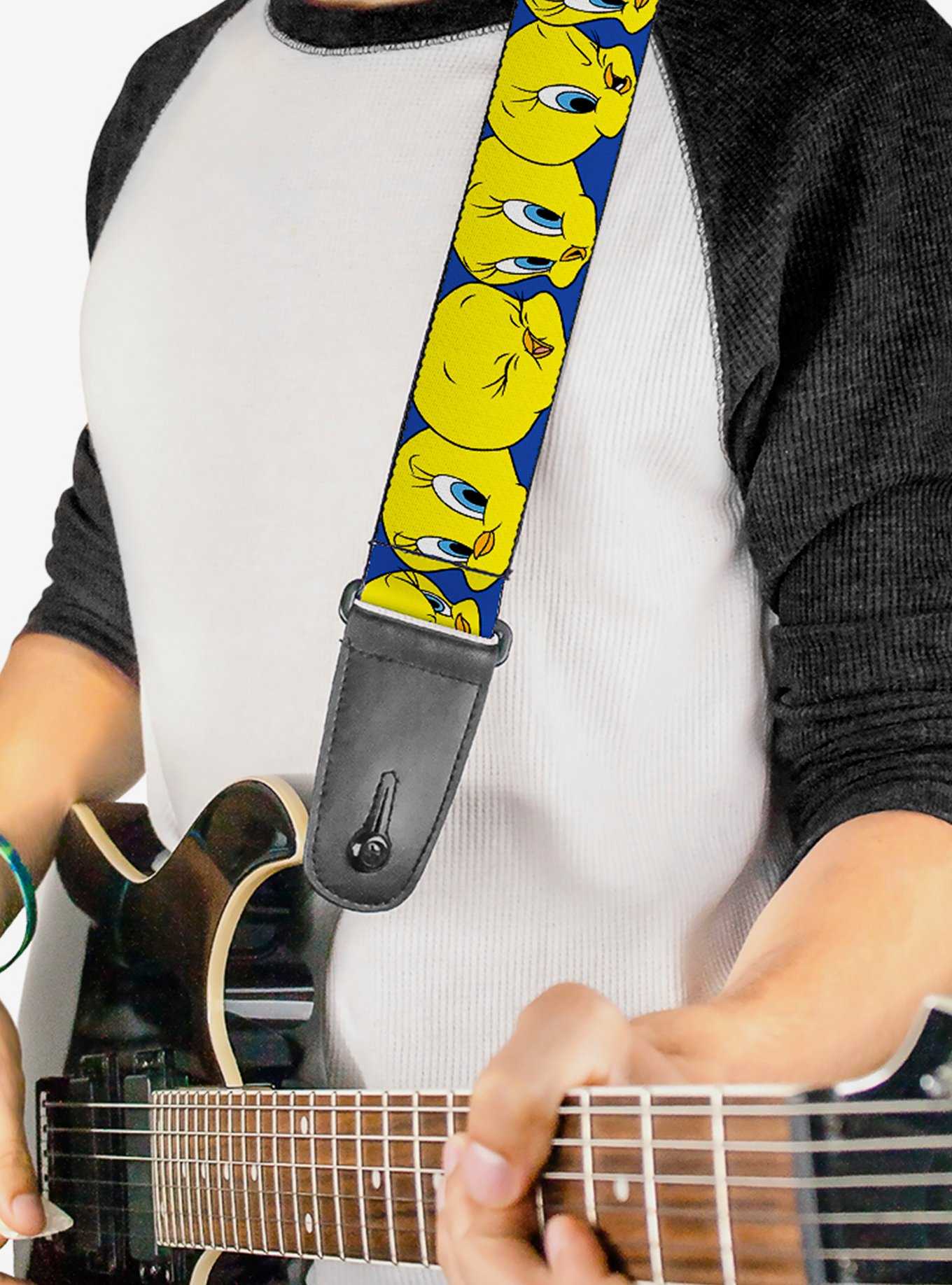 Looney Tunes Tweety Bird Close Up Guitar Strap, , hi-res