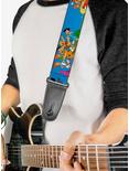 The Flintstones Rubbles Group Pose Guitar Strap, , alternate