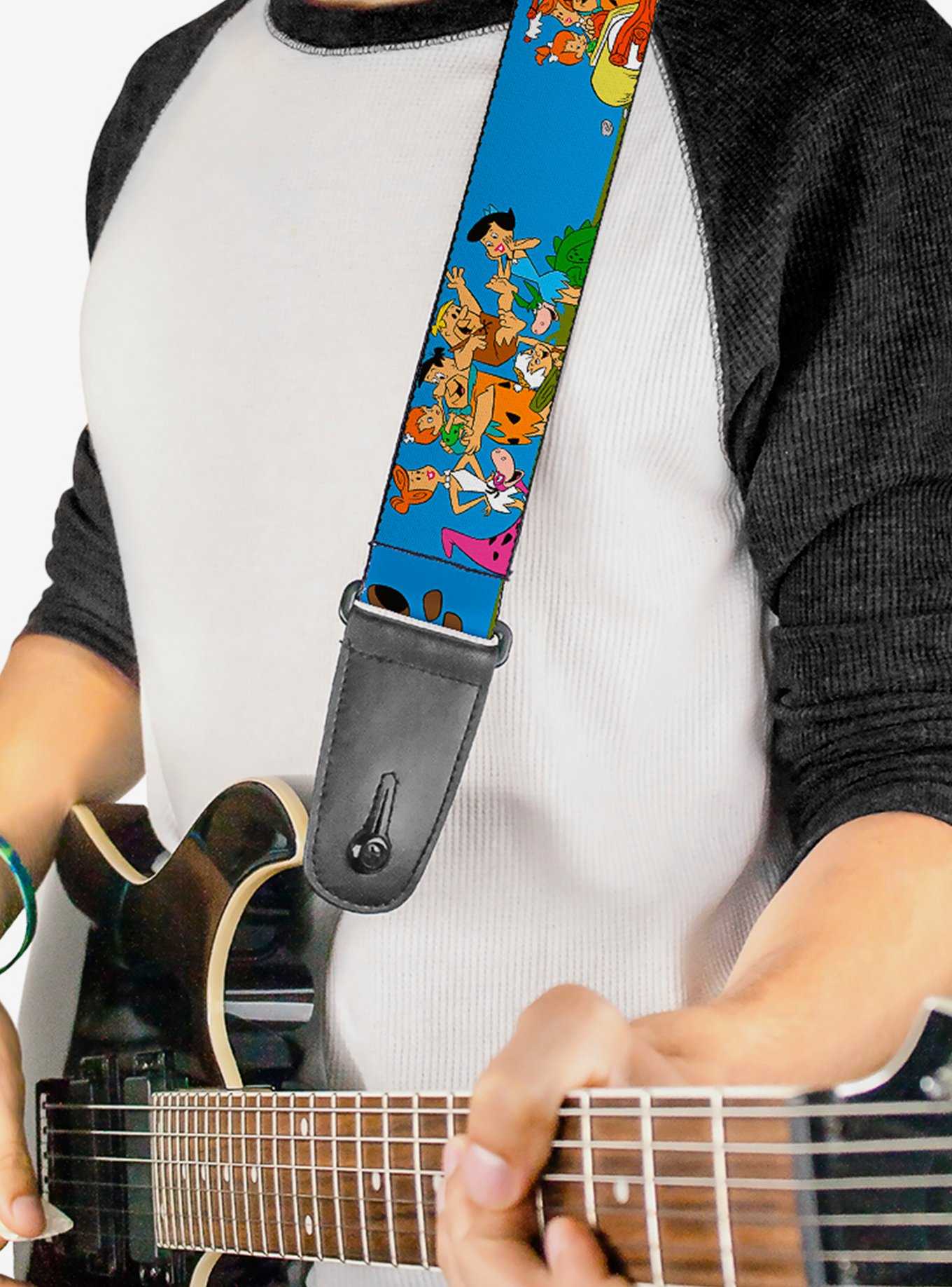 The Flintstones Rubbles Group Pose Guitar Strap, , hi-res