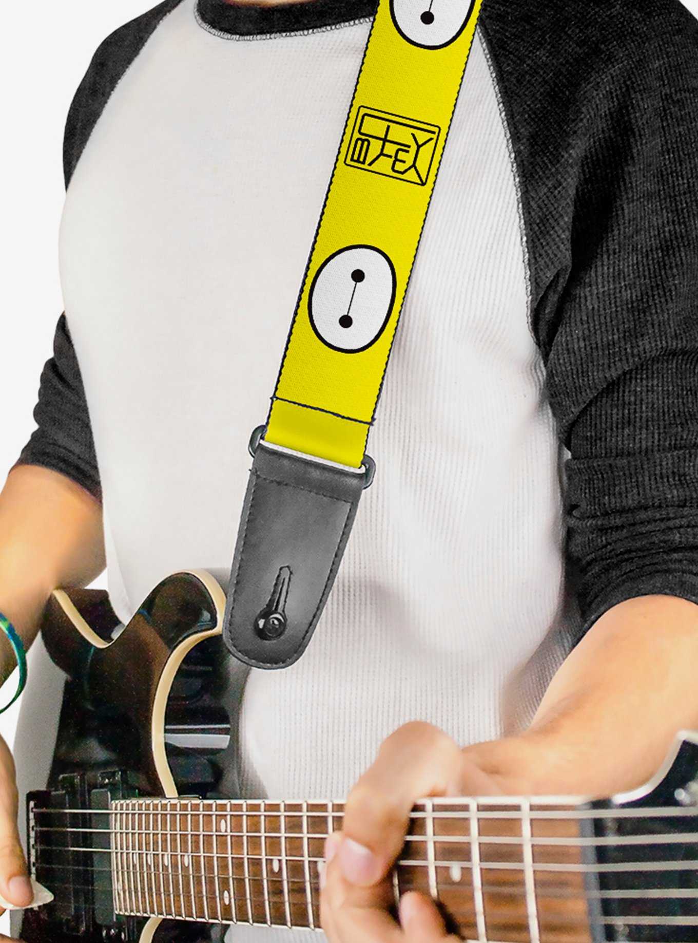 Disney Pixar Big Hero 6 Baymax Hanko Face Guitar Strap, , hi-res