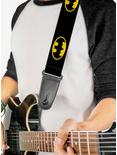 DC Comics Batman Shield Yellow Guitar Strap, , alternate