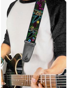 Disney Tinkerbell Electric Poses Neon Guitar Strap, , hi-res