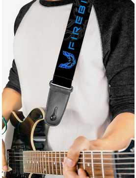 Pontiac Firebird Logo Guitar Strap, , hi-res