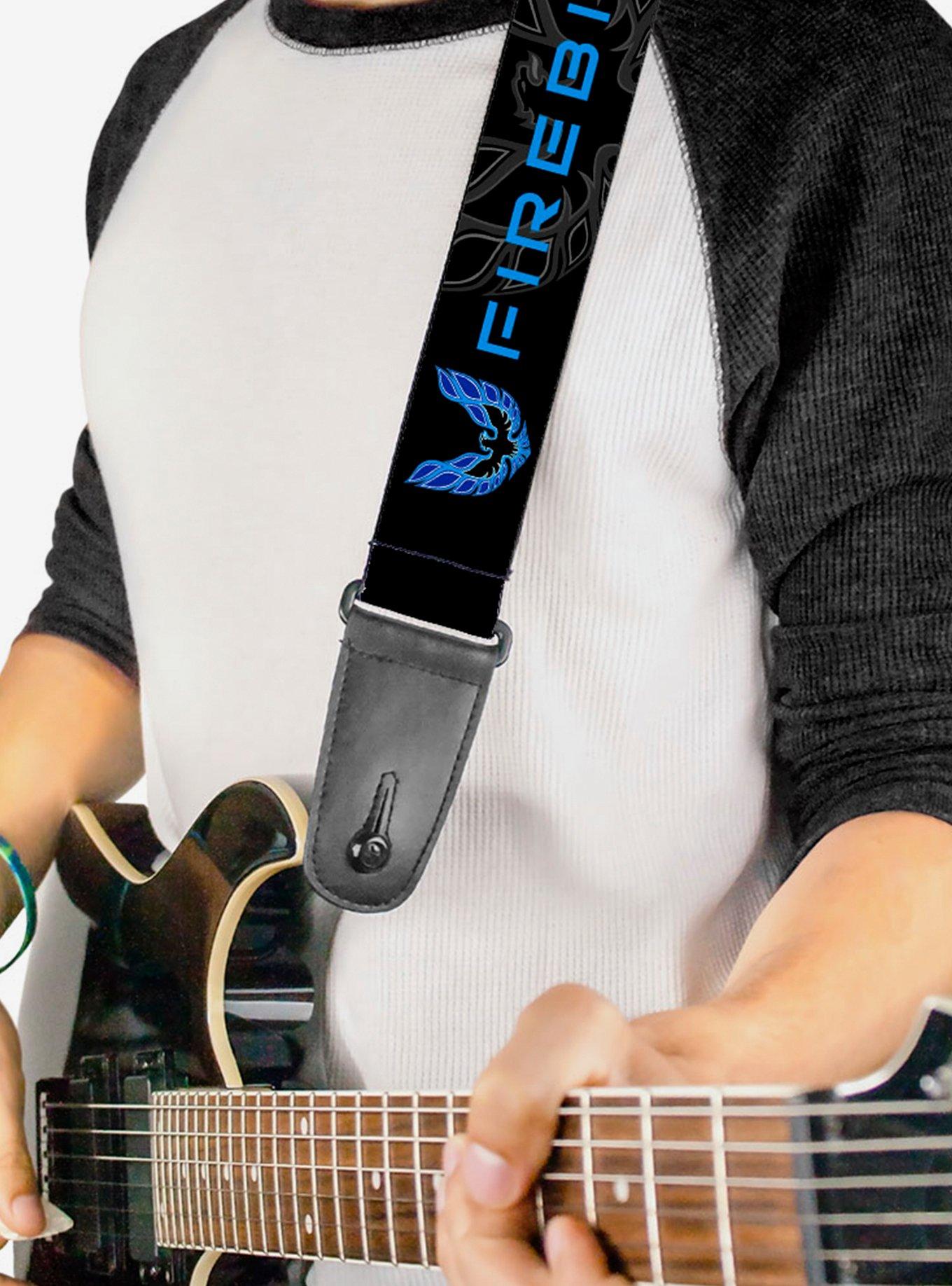 Pontiac Firebird Logo Guitar Strap, , hi-res