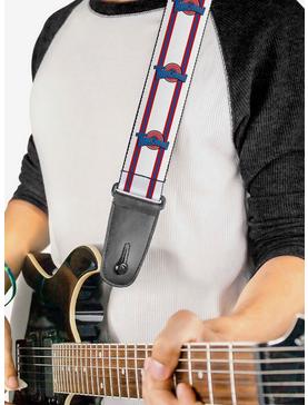 Space Jam Tune Squad Logo Stripe Guitar Strap, , hi-res