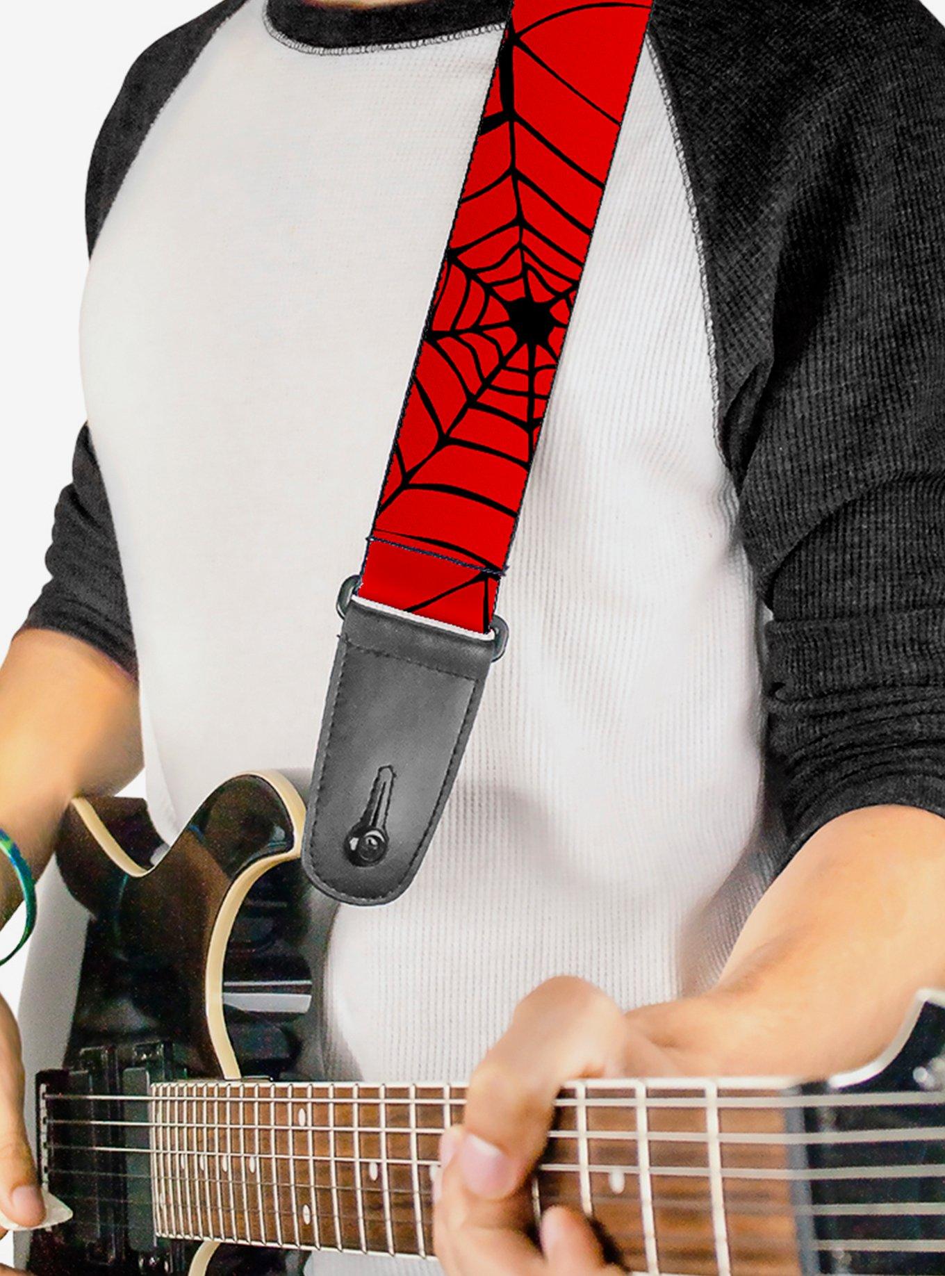 Marvel Spider-Man Spiderweb Guitar Strap, , alternate