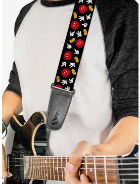 Disney Mickey Mouse Costume Elements Scattered Guitar Strap, , hi-res