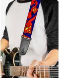 DC Comics Superman Shield Cape Guitar Strap, , alternate