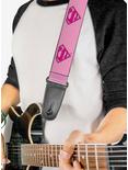 DC Comics Superman Shield Pink Guitar Strap, , alternate